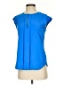 J.Crew 100% Polyester Blue Sleeveless Blouse Size 0 - photo 1