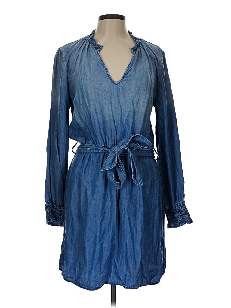 Pre-owned Cloth & Stone Casual Dress In Blue