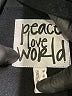 Peace Love World Black Pullover Sweater Size M - photo 7