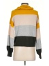 Skies Are Blue Color Block Yellow Turtleneck Sweater Size XS - photo 2