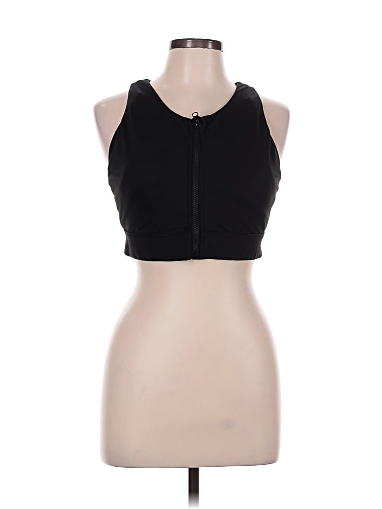 Pre-owned Sweat & Milk Sports Bra In Black