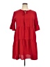 VIISHOW Solid Red Casual Dress Size 2X - photo 1