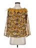 Essue Yellow 3/4 Sleeve Blouse Size S - photo 1