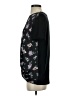 Kaari Blue 100% Polyester Black Short Sleeve Blouse Size M - photo 5