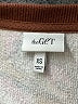 the GET Print Brown Pullover Sweater Size XS - photo 7