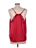 Belle Tweed 100% Polyester Red Sleeveless Blouse Size L - photo 2