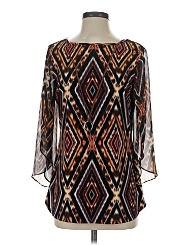 Coco Bianco 3/4 Sleeve Blouse (view 1)