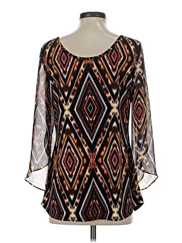 Coco Bianco 3/4 Sleeve Blouse (view 2)