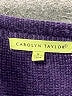 Carolyn Taylor 100% Acrylic Purple Pullover Sweater Size M - photo 7