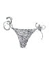 Shein Animal Print Silver Black Swimsuit Bottoms Size L - photo 1