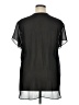 CALVIN KLEIN JEANS 100% Polyester Black Short Sleeve Blouse Size XL - photo 2