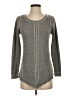 AB Studio 100% Acrylic Chevron-herringbone Gray Pullover Sweater Size S - photo 1
