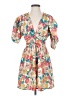 Unbranded 100% Polyester Floral Pink Casual Dress Size XS - photo 1