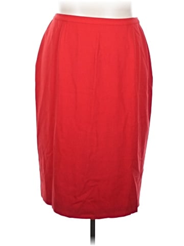 Linda Allard Ellen Tracy Wool Skirt (view 1)