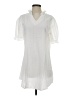 Unbranded 100% Polyester White Casual Dress Size M - photo 1