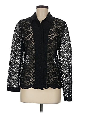 Diva by Dana Buchman Long Sleeve Blouse (view 1)