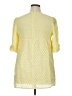 Cherish Yellow Short Sleeve Blouse Size XL - photo 2