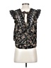 Shein Black Sleeveless Blouse Size 4 - photo 2