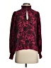 Evereve 100% Polyester Burgundy Long Sleeve Blouse Size XS - photo 1