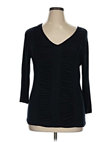 New York & Company 3/4 Sleeve T-Shirt (view 1)