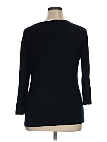 New York & Company 3/4 Sleeve T-Shirt (view 2)