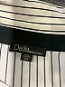 dalia 100% Polyester Stripes Ivory Long Sleeve Blouse Size M - photo 7