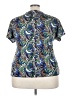 Unbranded Blue Short Sleeve Blouse Size 4X (estimated) - photo 2