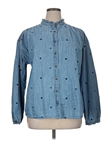 Style&Co Long Sleeve Button-Down Shirt (view 1)