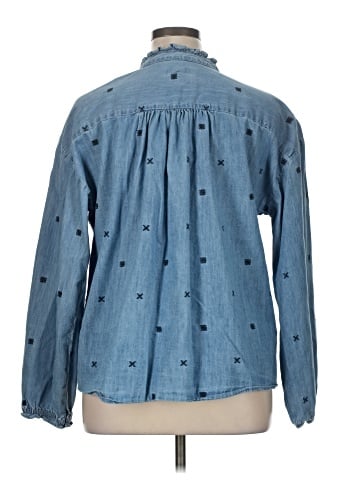 Style&Co Long Sleeve Button-Down Shirt (view 2)
