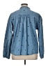Style&Co 100% Cotton Hearts Blue Long Sleeve Button-Down Shirt Size XL - photo 2