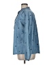Style&Co 100% Cotton Hearts Blue Long Sleeve Button-Down Shirt Size XL - photo 5
