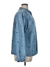 Style&Co 100% Cotton Hearts Blue Long Sleeve Button-Down Shirt Size XL - photo 4