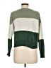 Social 100% Polyester Color Block Green Pullover Sweater Size M - photo 2
