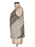 Nine West 100% Polyester Silver Sleeveless Blouse Size M - photo 5