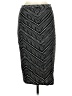 Matty M Chevron-herringbone Black Formal Skirt Size M - photo 1