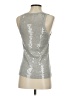 Velvet 100% Rayon Silver Sleeveless Top Size P (petite) - photo 2