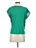 Beacon Graphic Green Short Sleeve Blouse Size S - photo 2