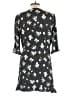 Ann Taylor LOFT 100% Rayon Floral Black Romper Size 12 - photo 2
