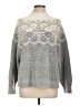 Old Navy Chevron-herringbone Gray Pullover Sweater Size L - photo 1