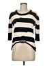 Silence and Noise Stripes Black Pullover Sweater Size M - photo 1