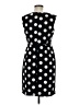 Studio I Polka Dots Black Casual Dress Size 6 (petite) - photo 2