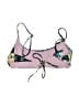 Unbranded Floral Black Swimsuit Top Size S (estimated) - photo 2