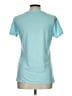 Reebok 100% Polyester Solid Teal Short Sleeve T-Shirt Size L - photo 2
