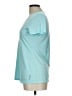Reebok 100% Polyester Solid Teal Short Sleeve T-Shirt Size L - photo 5