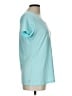 Reebok 100% Polyester Solid Teal Short Sleeve T-Shirt Size L - photo 4