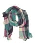Unbranded Plaid Teal Scarf One size - photo 1