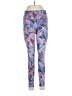 Lululemon Athletica Print Blue Purple Active Pants Size 8 - photo 1