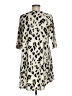Tickled Teal Animal Print Ivory Casual Dress Size M - photo 2