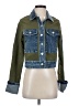 Left Coast by Dolan Green Denim Jacket Size XXS - photo 1