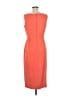 Talbots 100% Silk Solid Orange Casual Dress Size 8 - photo 2